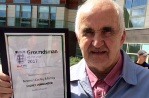Bedford Town FC Groundsman With Dementia Wins Award