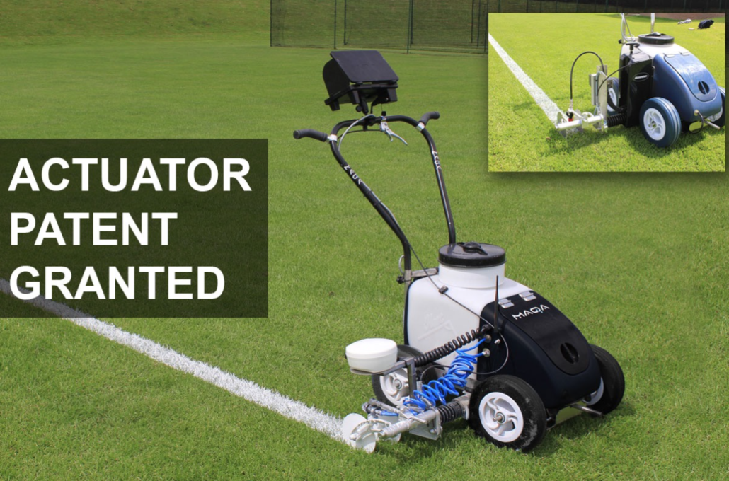 Line Marking Actuator Arm Patent Granted