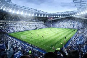 Tottenham give first look at 'world-first dividing retractable pitch'