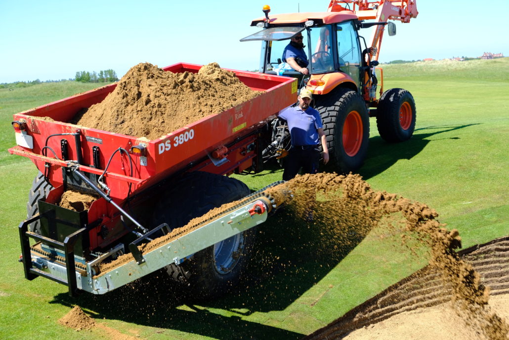  A Charterhouse Rink Topdresser Joins The Royal Cinque Ports GC