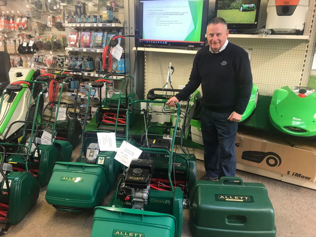 Allett At The Mower Shop