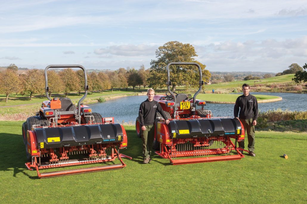 Aeration At Cumberwell Park GC