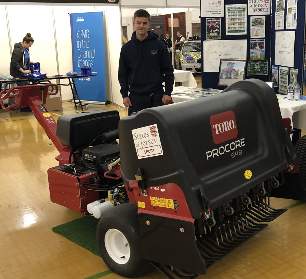 Toro ProCore 648 Headlines Stand At Jersey Skills Show