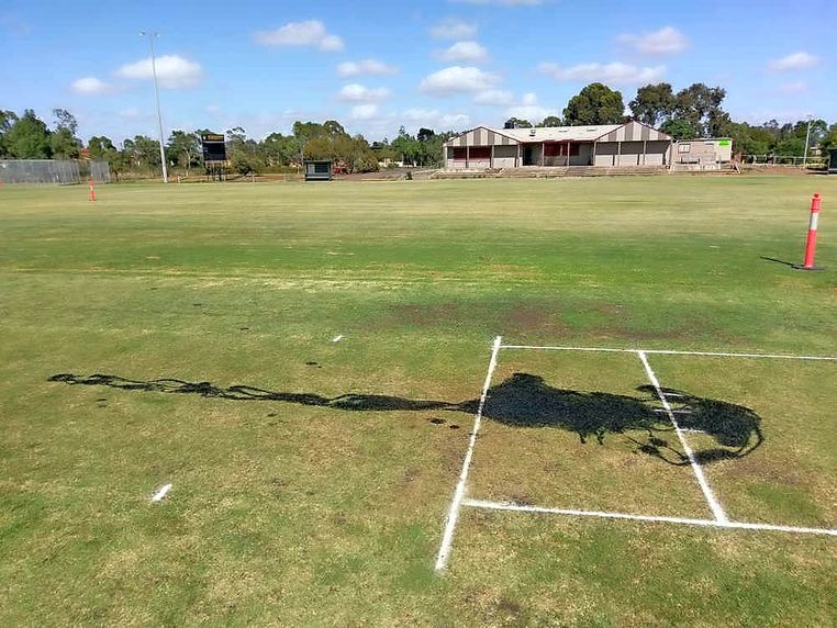 Oil Attack Ruins Pitch