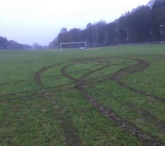 Vandals Ruin Village Football Pitch