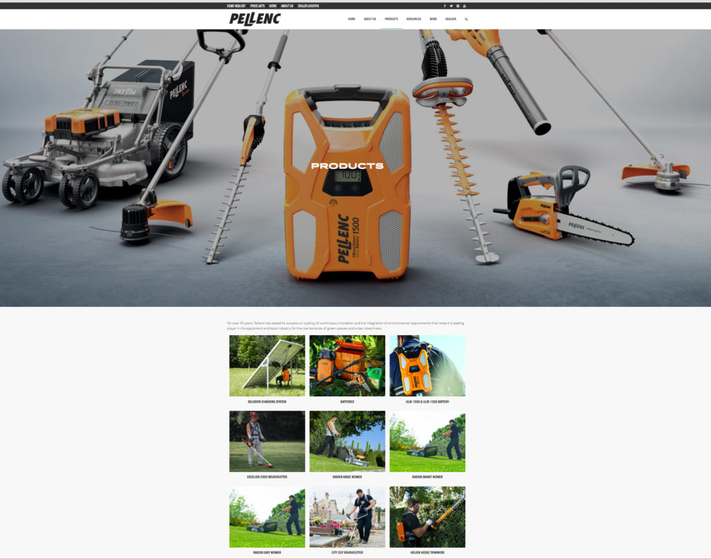 New Pellenc Website Launched