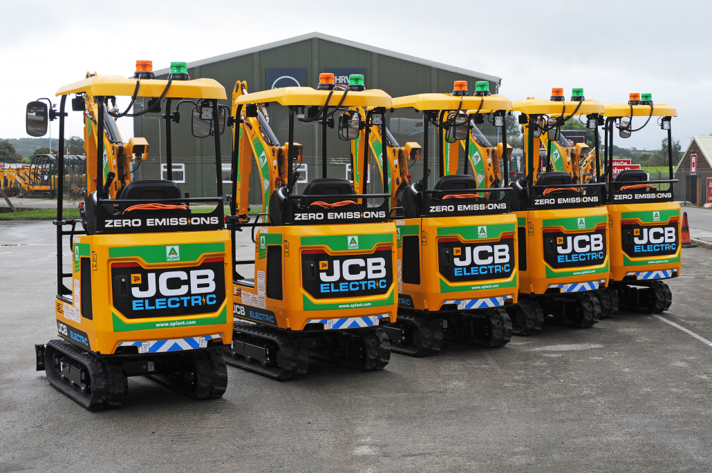 JCB win electric digger order