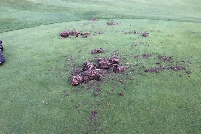 Willingdon GC targeted by vandals