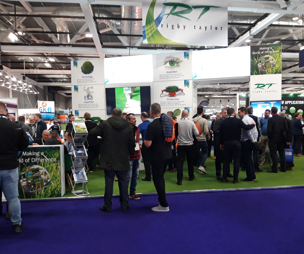 Rigby taylor stand buzzing at the recent BTME exhibition