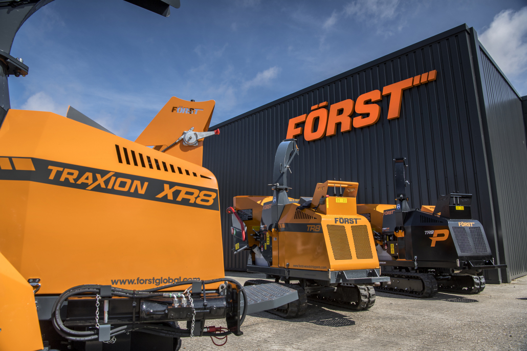 Forst machines outside of the factory