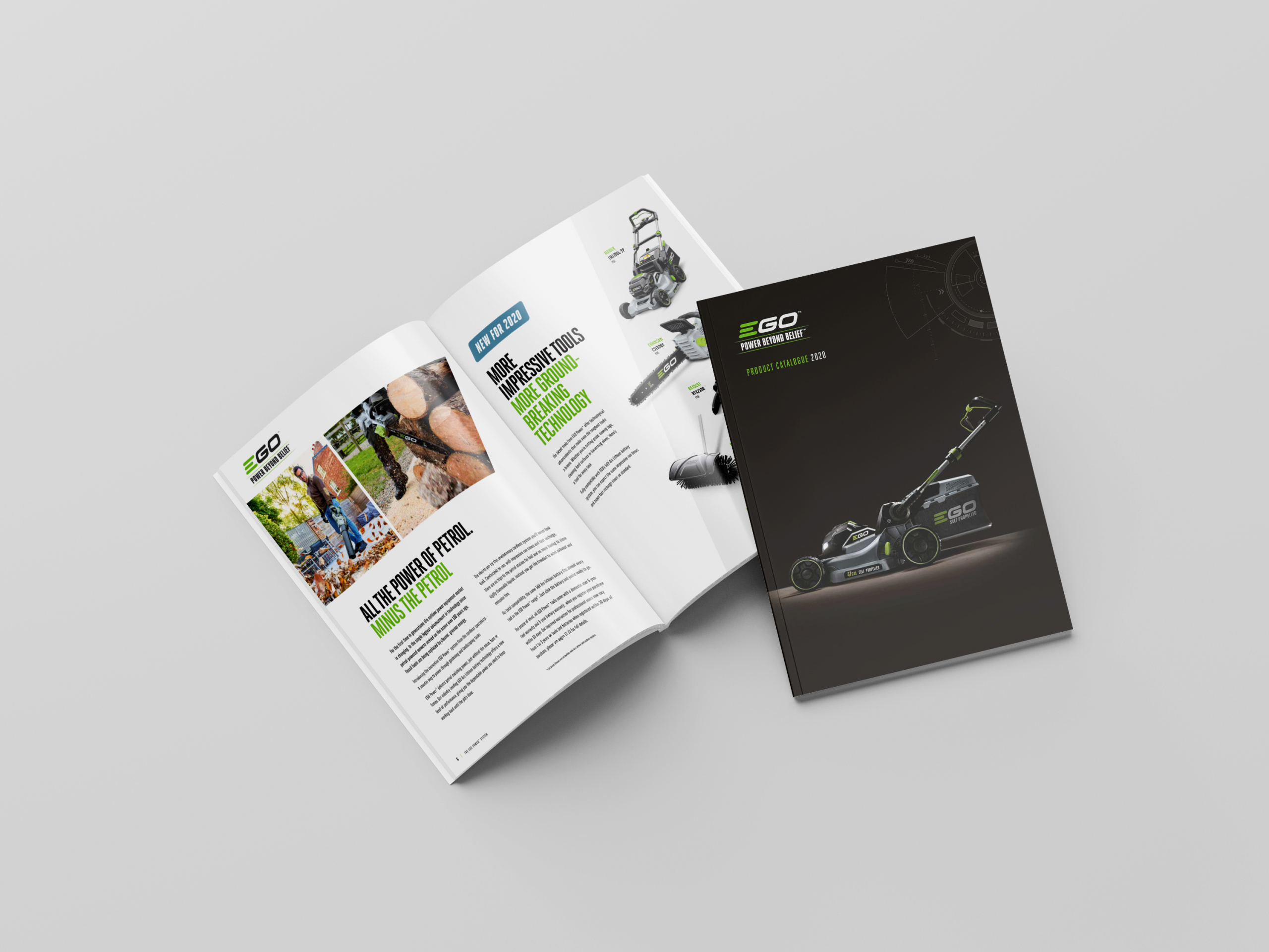 EGO outlines its ongoing commitment to a greener future in 2020 catalogue
