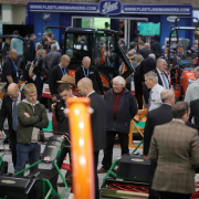 People walking around the SALTEX Exhibition