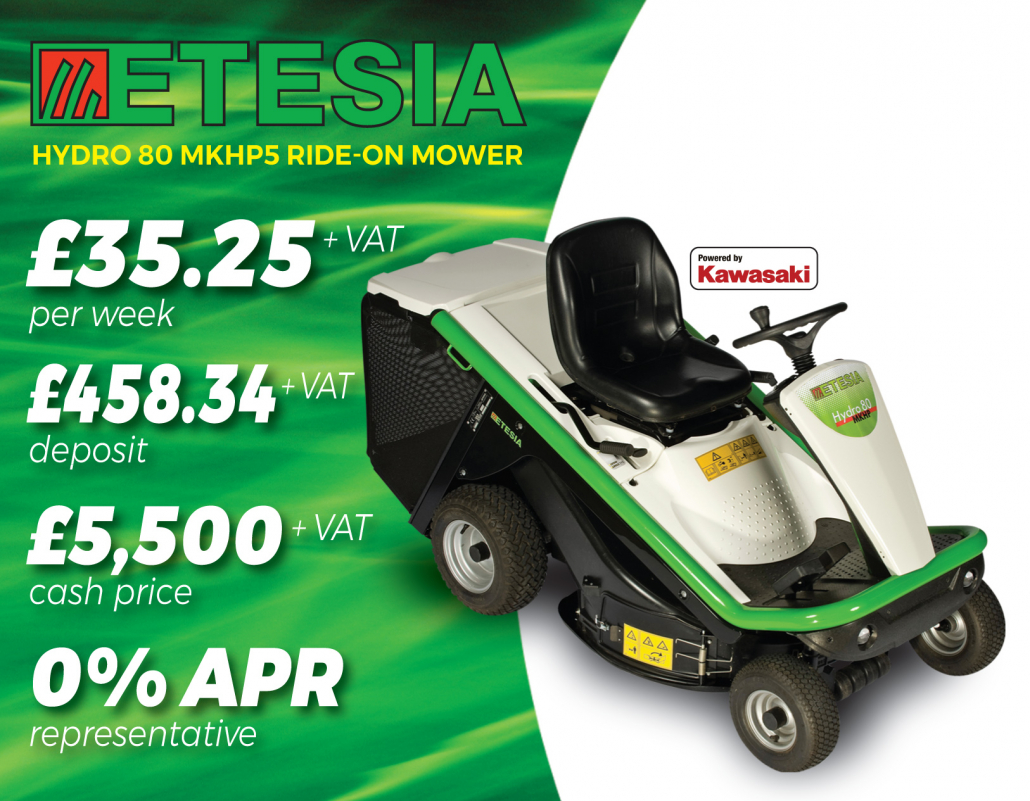 Own an Etesia Hydro 80 for just £35 per week