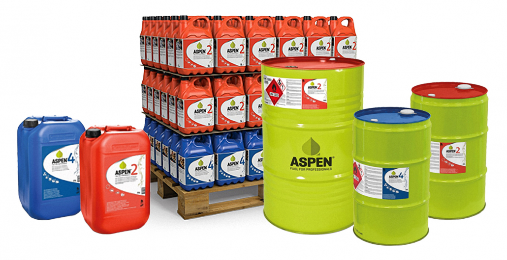 New 25L and 60L package sizes from Aspen Fuel New 25L and 60L package sizes from Aspen Fuel
