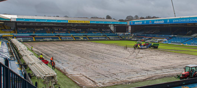 Leeds United to re-turf Elland Road