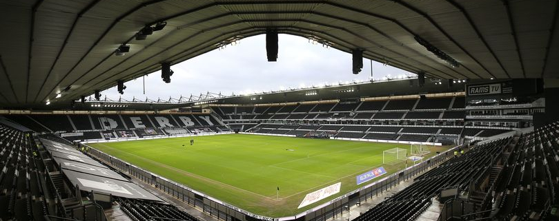 Wayne Rooney on Derby pitch - Turf Matters