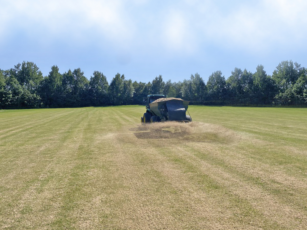 Can sand dressing provide a solution to worm casts?