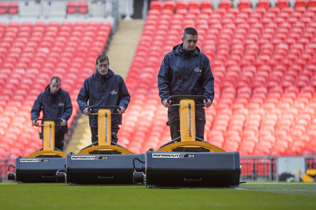 Wembley Stadium, the very heart of English football, is now the home for five 34” INFINICUT® FL mowers.