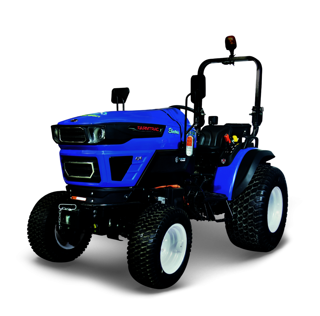 First all-electric tractor at SALTEX