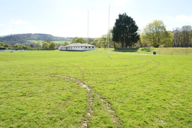 Rugby pitch damaged ahead of charity match