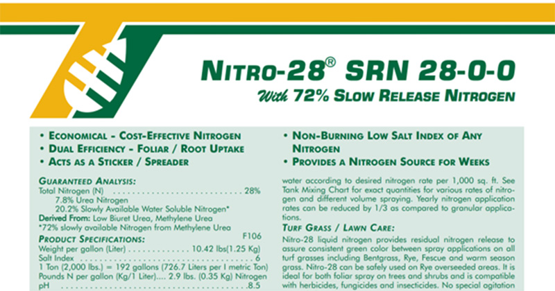 Figure 2: An excerpt from Growth Products Nitro-28. This is just a small amount of the detail printed on our labels. Many other products will not provide this information, but it is important you know it.