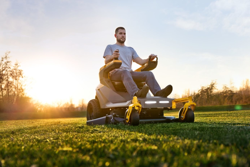 The electric armchair that cuts grass