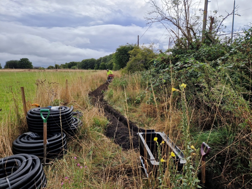 Trencher Hire keeps project costs down