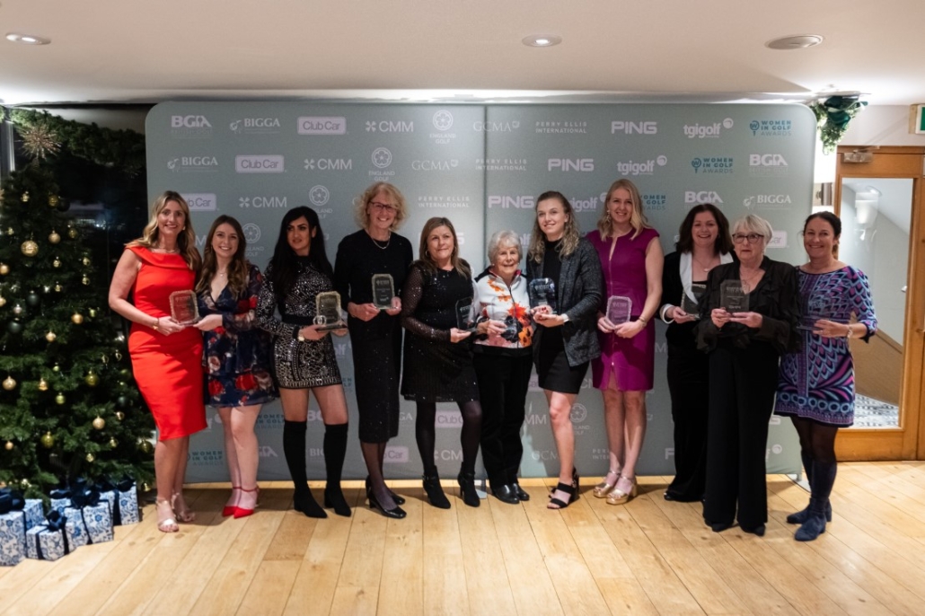 Winners of Women in Golf awards