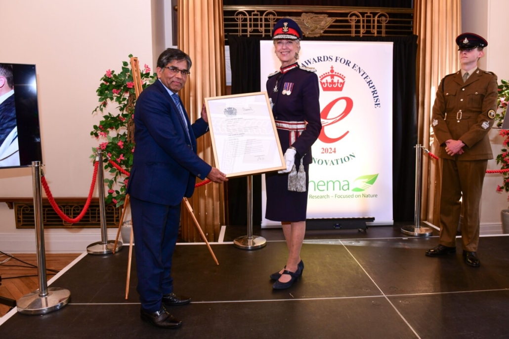Bionema Receives the King’s Aaward