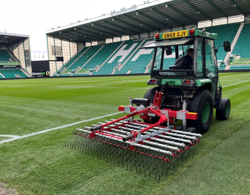 Hibernian FC Invests in Redexim Verti-Rake Hibernian FC Invests in Redexim Verti-Rake