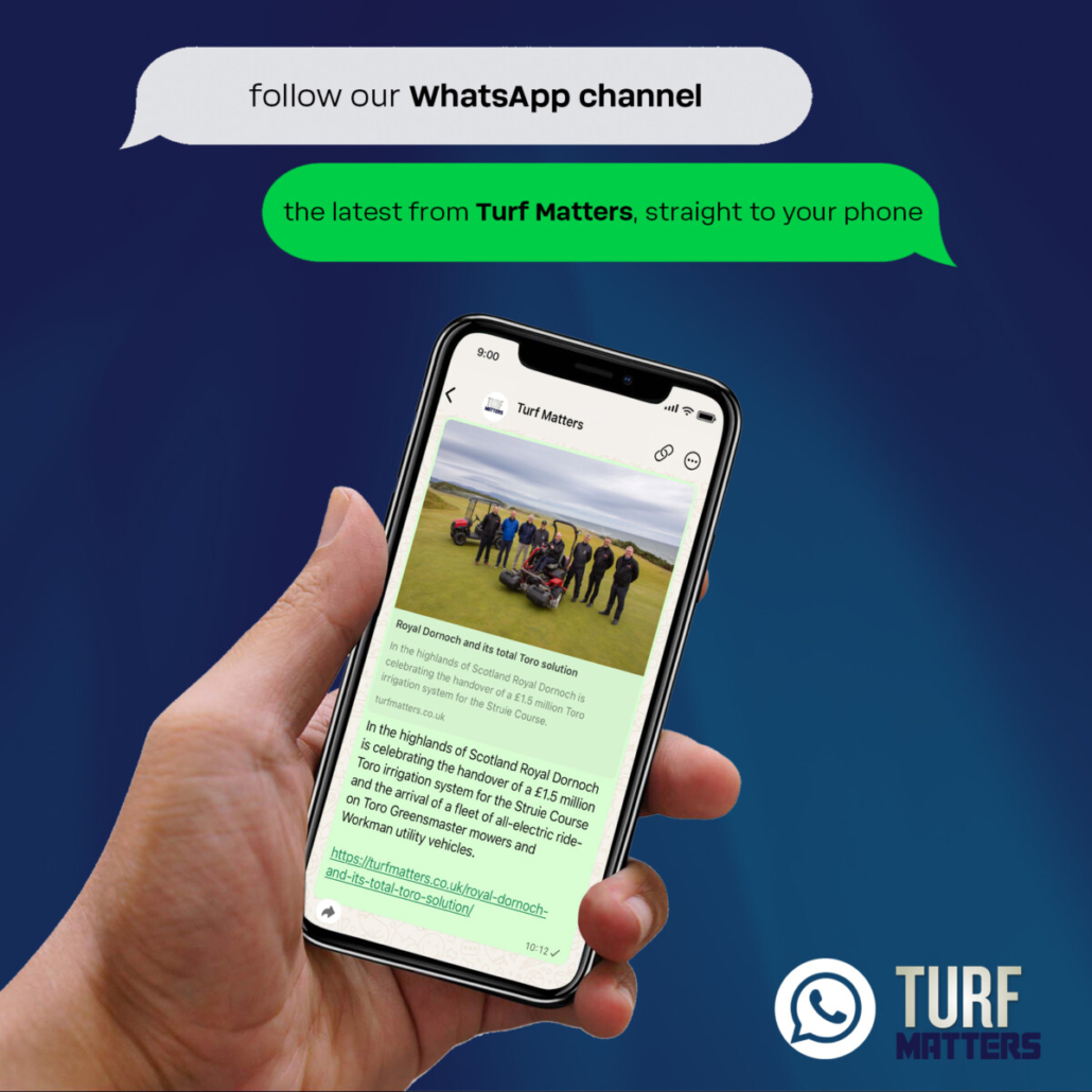 Turf Matters now on WhatsApp!