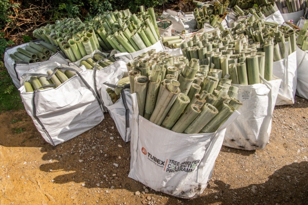 Increase in Number of Tree Shelters Collected and Recycled