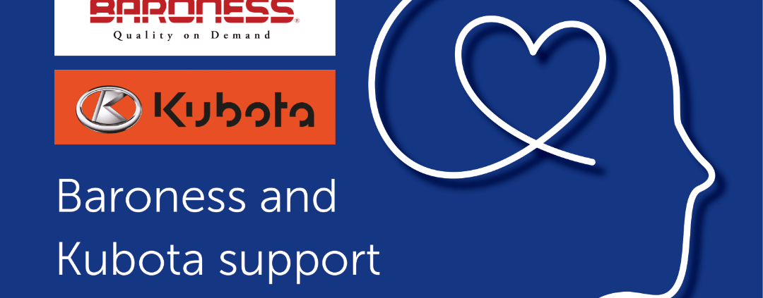 Baroness and Kubota support BIGGA's Mental Health First Aid Programme