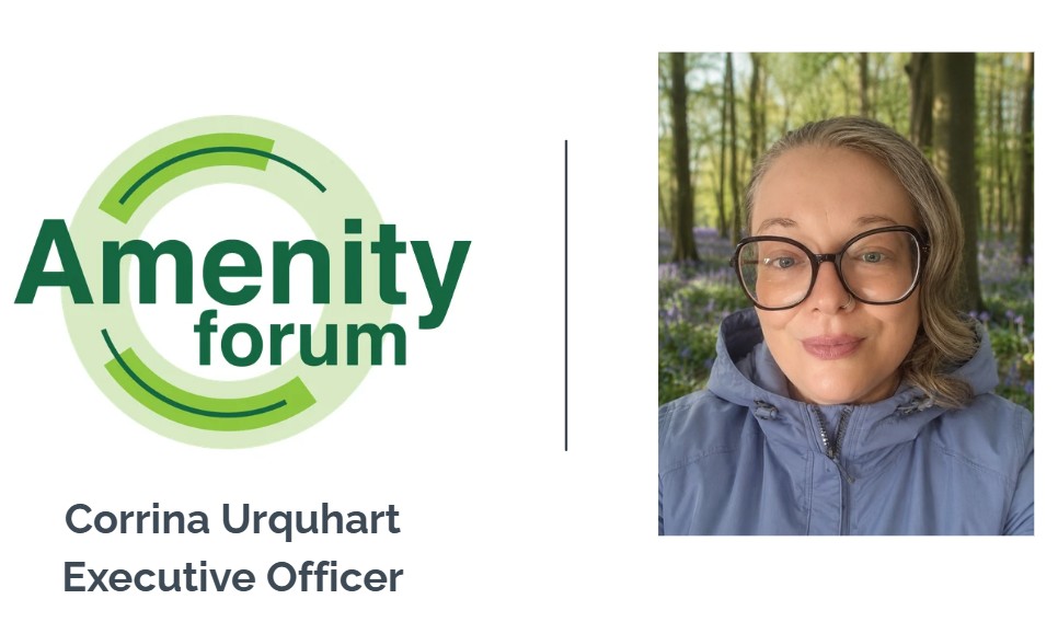 Corrina Urquhart appointed Executive Officer of the Amenity Forum