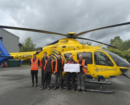GGM Group Raises Over £10,000 for North West Air Ambulance