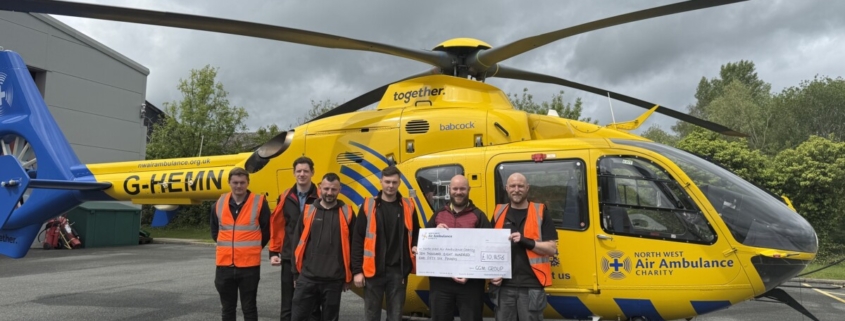GGM Group Raises Over £10,000 for North West Air Ambulance
