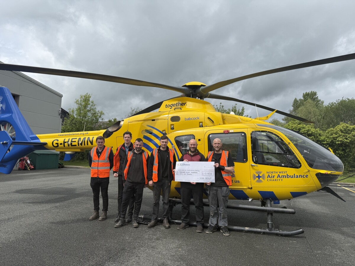 GGM Group Raises Over £10,000 for North West Air Ambulance