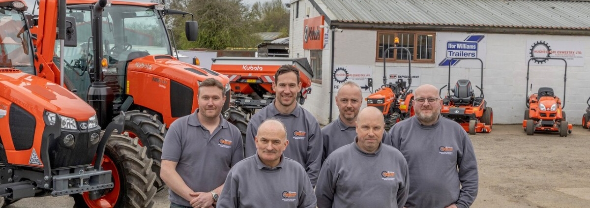 Kubota appoints Hughes Agri Oswestry