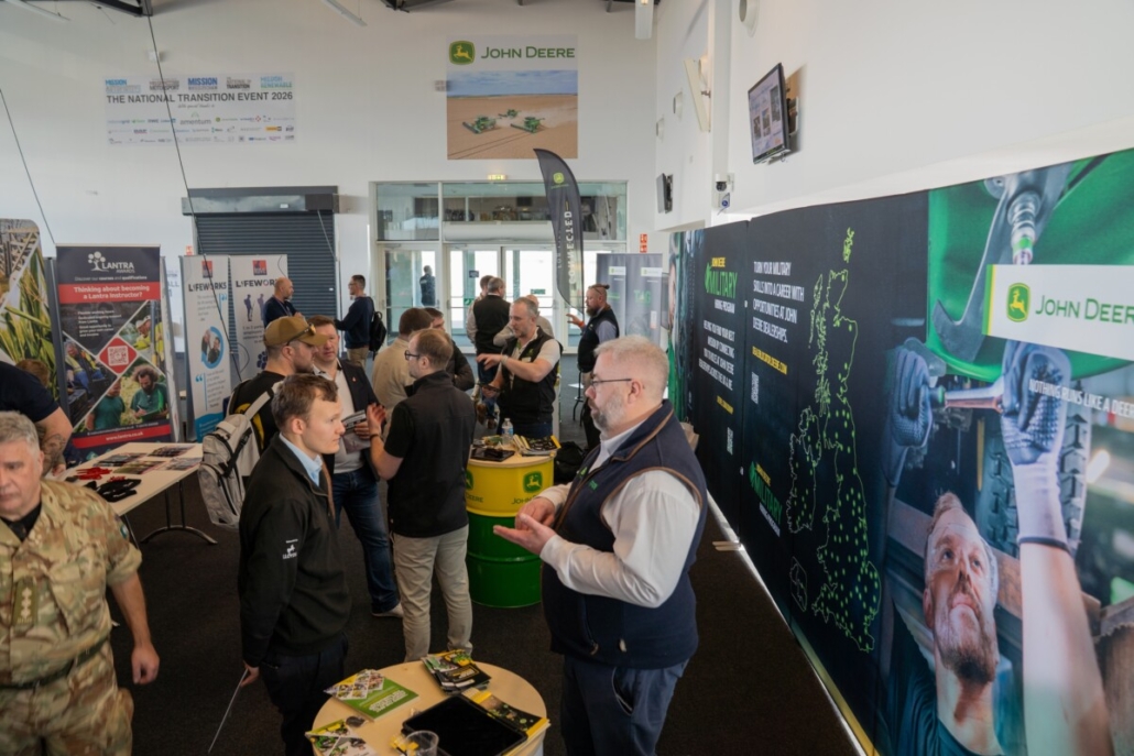 John Deere named on list of UK’s top 15 employers of veterans 