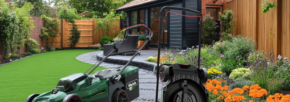 New Webb Eco 40V Cordless X-Series Rear Roller Lawnmower