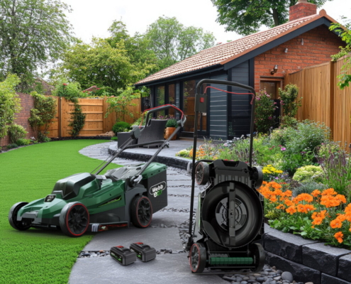 New Webb Eco 40V Cordless X-Series Rear Roller Lawnmower