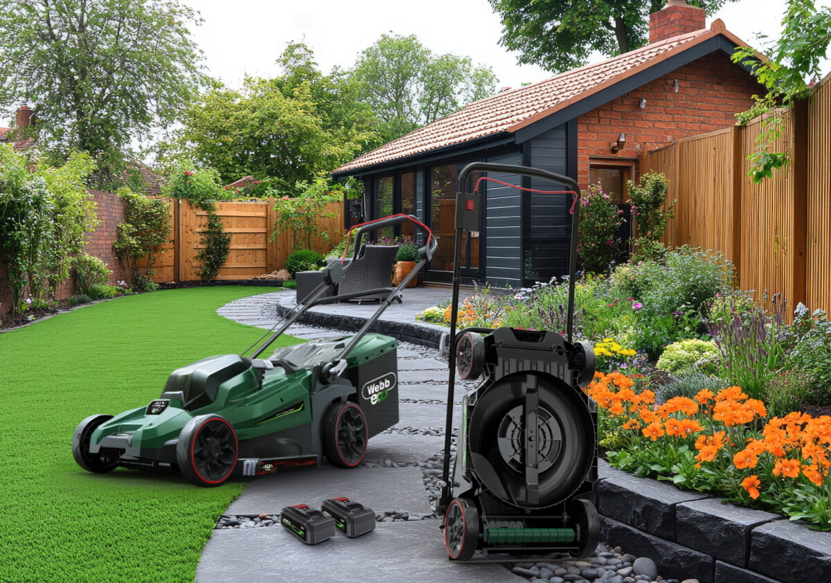 New Webb Eco 40V Cordless X-Series Rear Roller Lawnmower