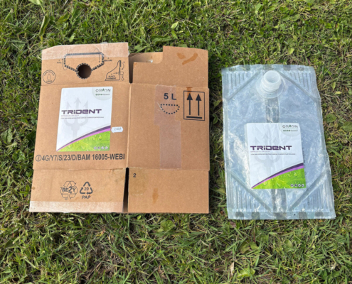 Bag in a box biostimulants save 63% plastic