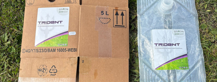 Bag in a box biostimulants save 63% plastic