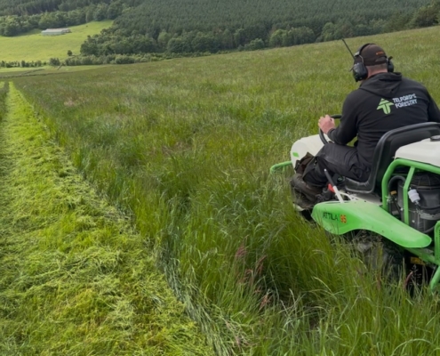 Forestry contractor finds perfect partner in the Etesia Attila 95