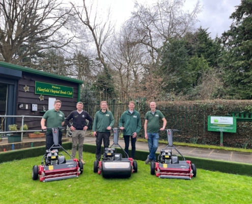 Wilcox Groundcare perfects bowling green preparations with Baroness