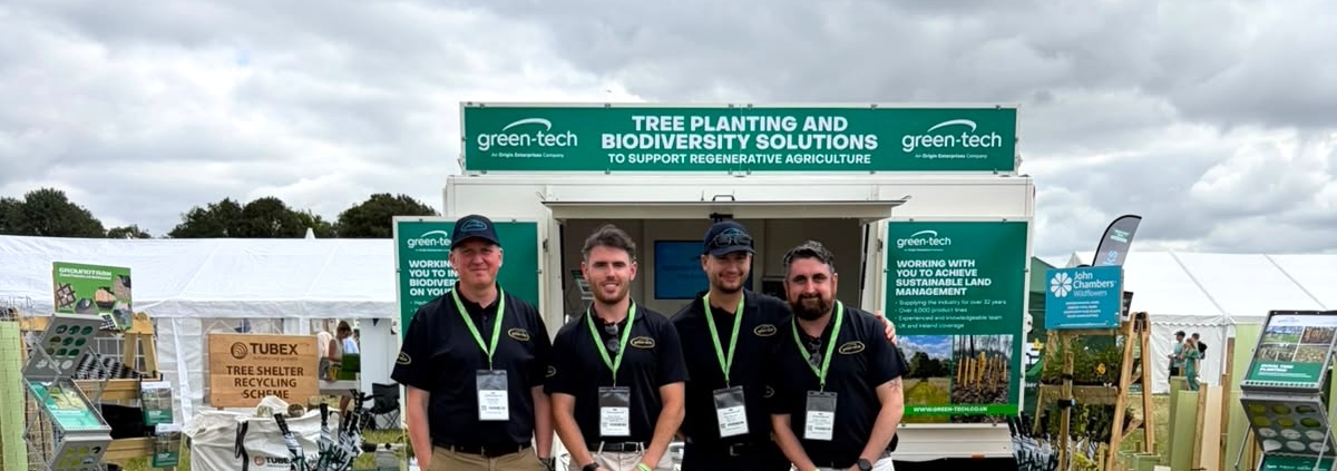 Green-tech showcasing agricultural land management solutions at Groundswell