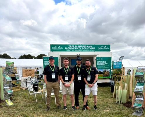 Green-tech showcasing agricultural land management solutions at Groundswell