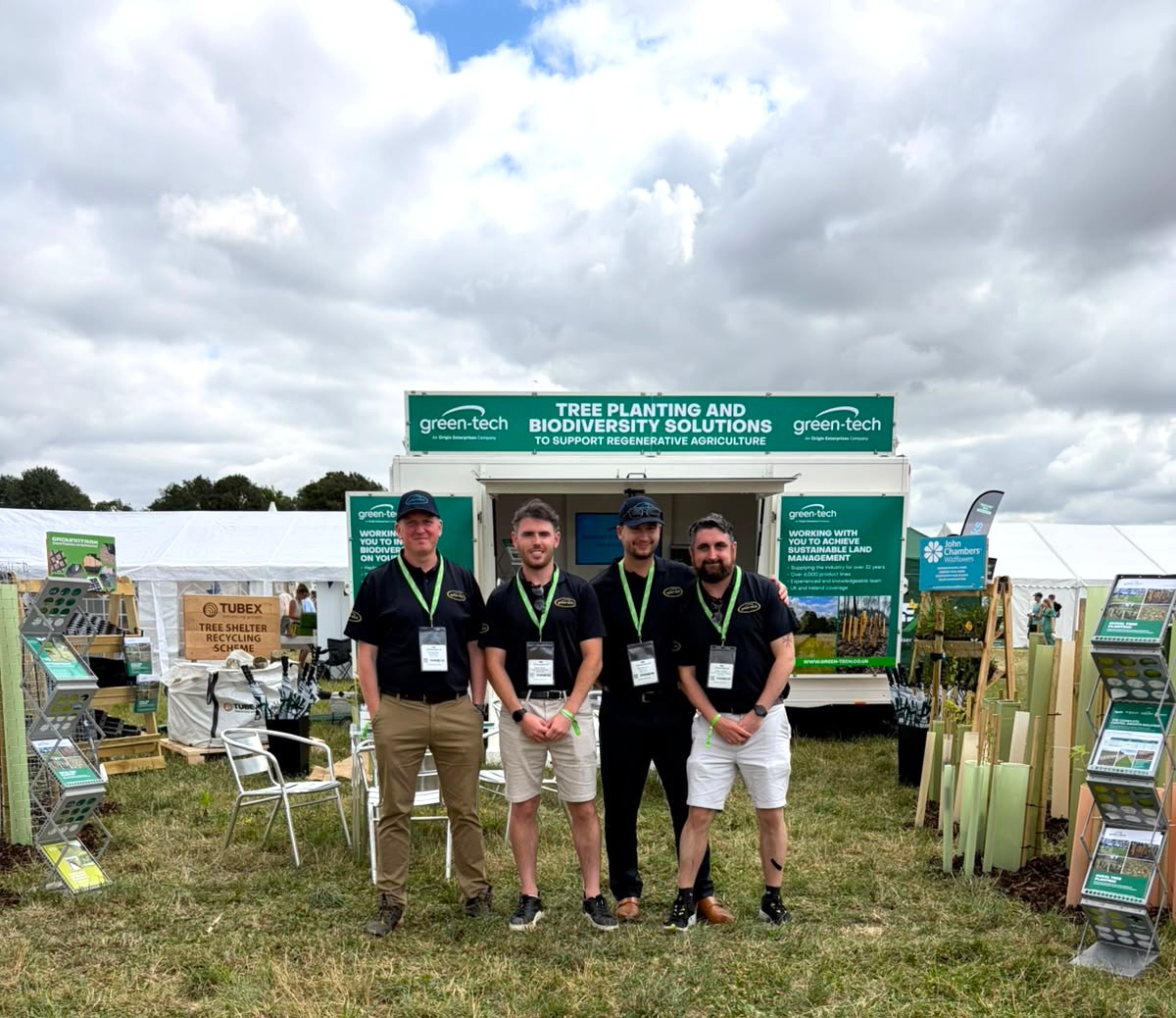 Green-tech showcasing agricultural land management solutions at Groundswell