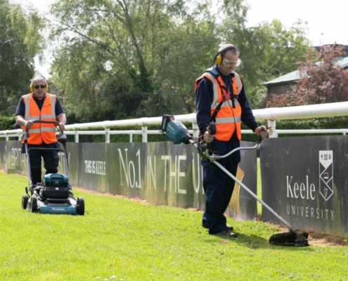 Makita XGT tools helping to maintain Keele University